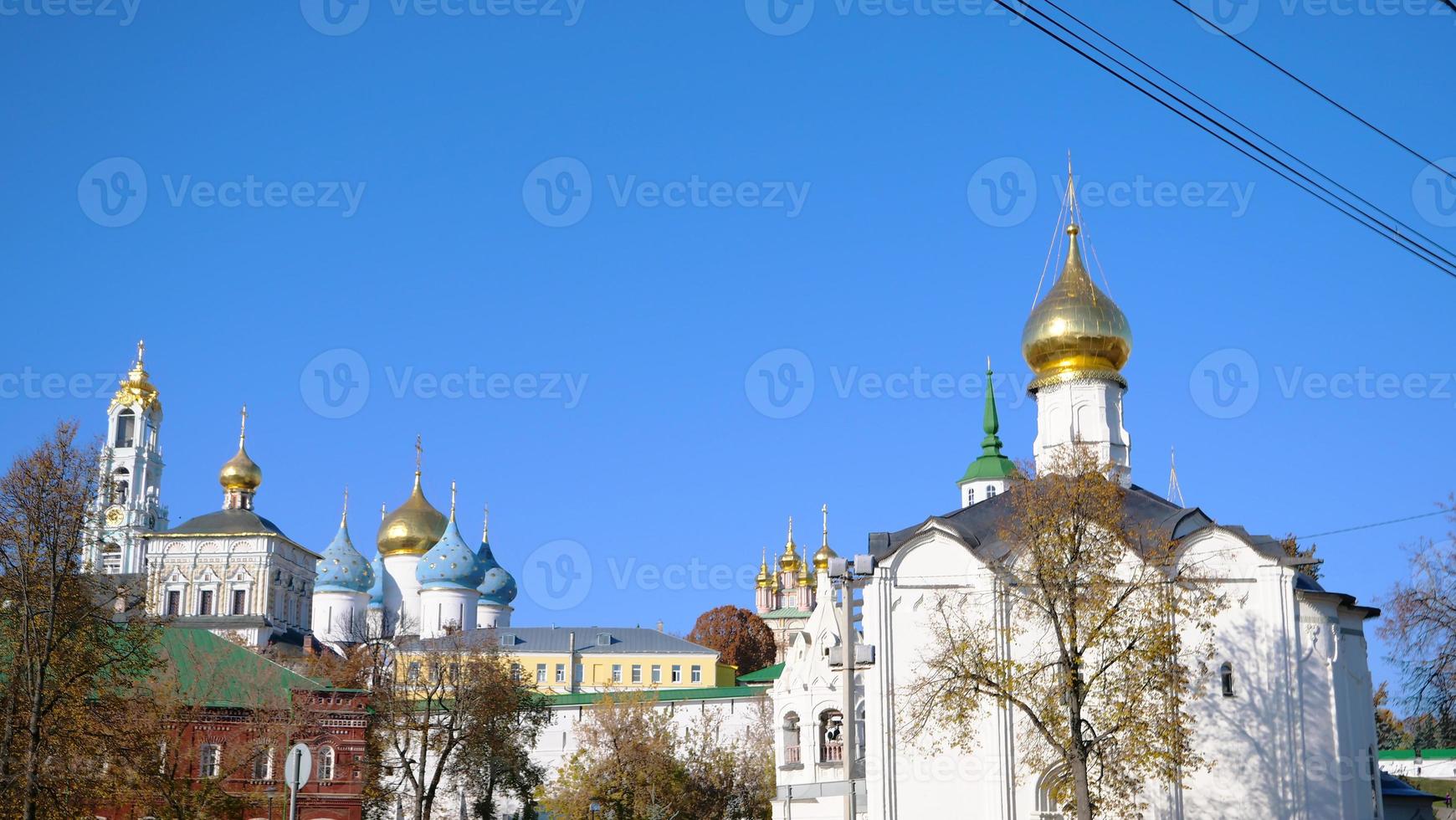 trinity sergius lavra en sergiev posad en moscú rusia foto