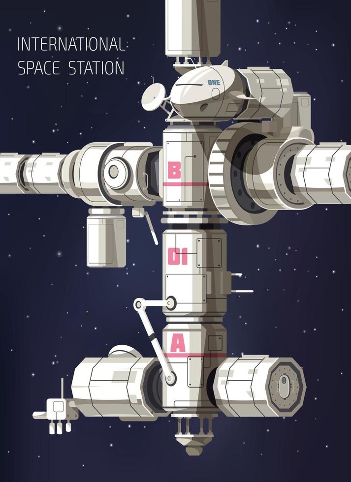 estación Espacial Internacional vector