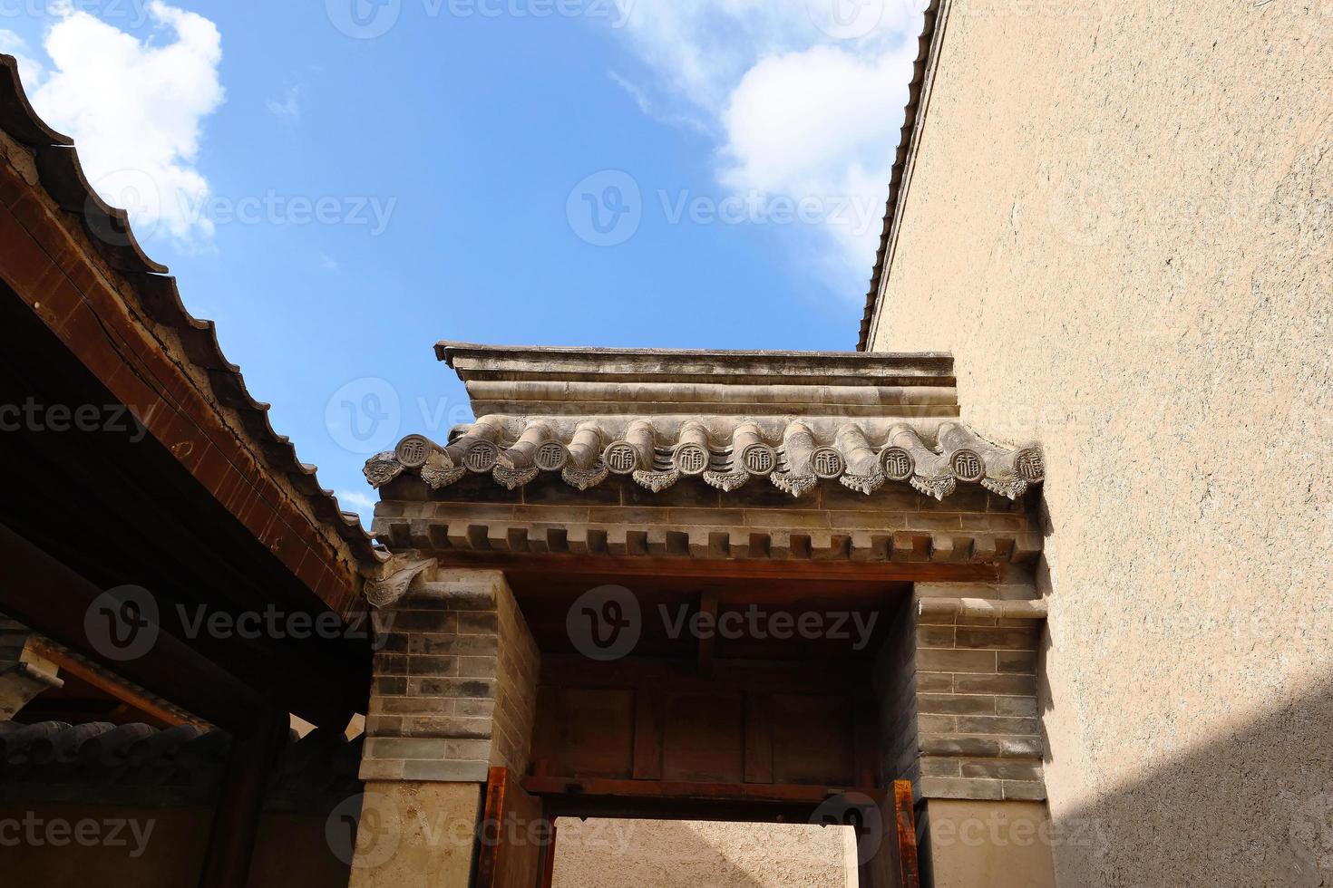 Museo de artes populares de tianshui casa folclórica de hu shi, gansu china foto