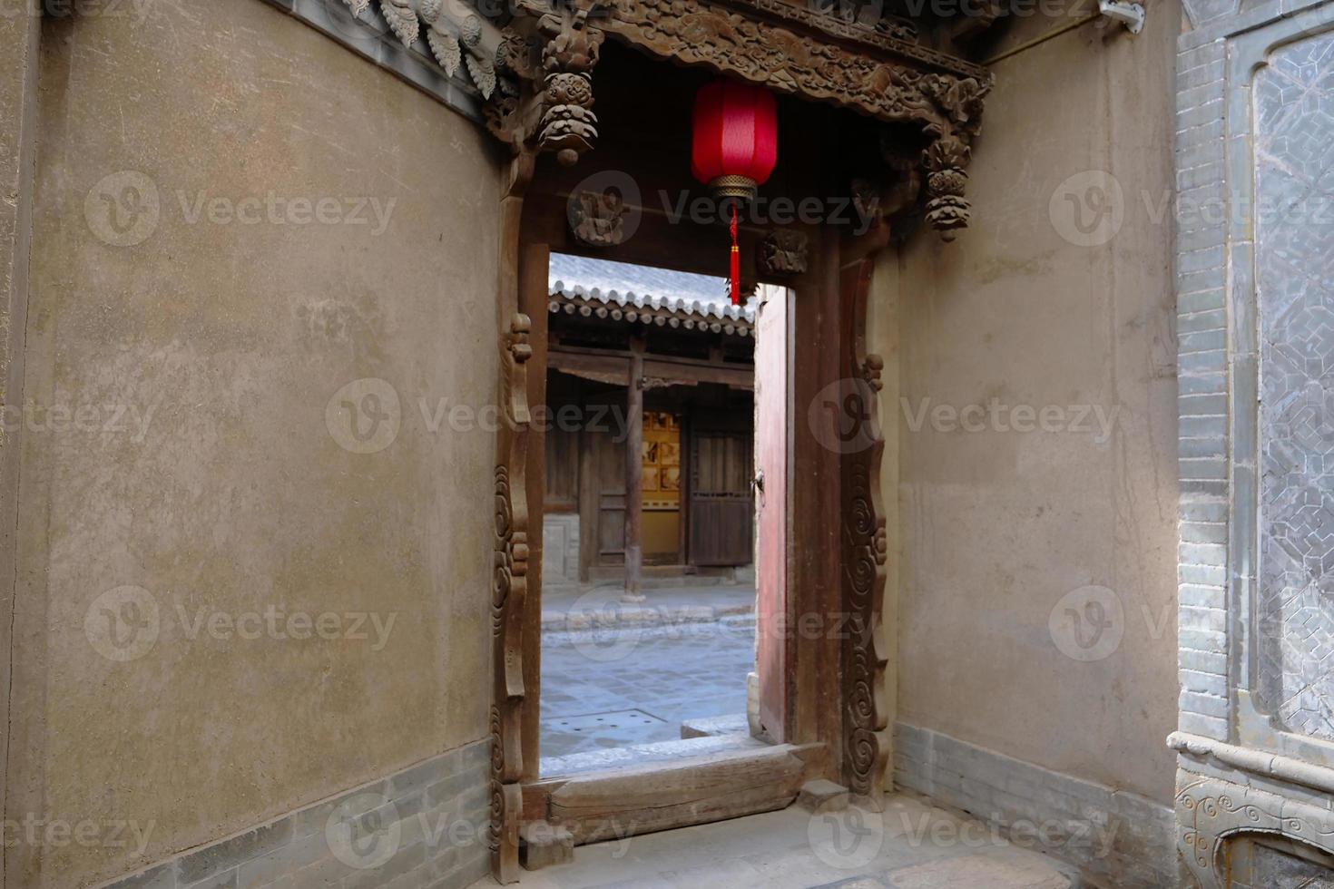 Museo de artes populares de tianshui casa folclórica de hu shi, gansu china foto