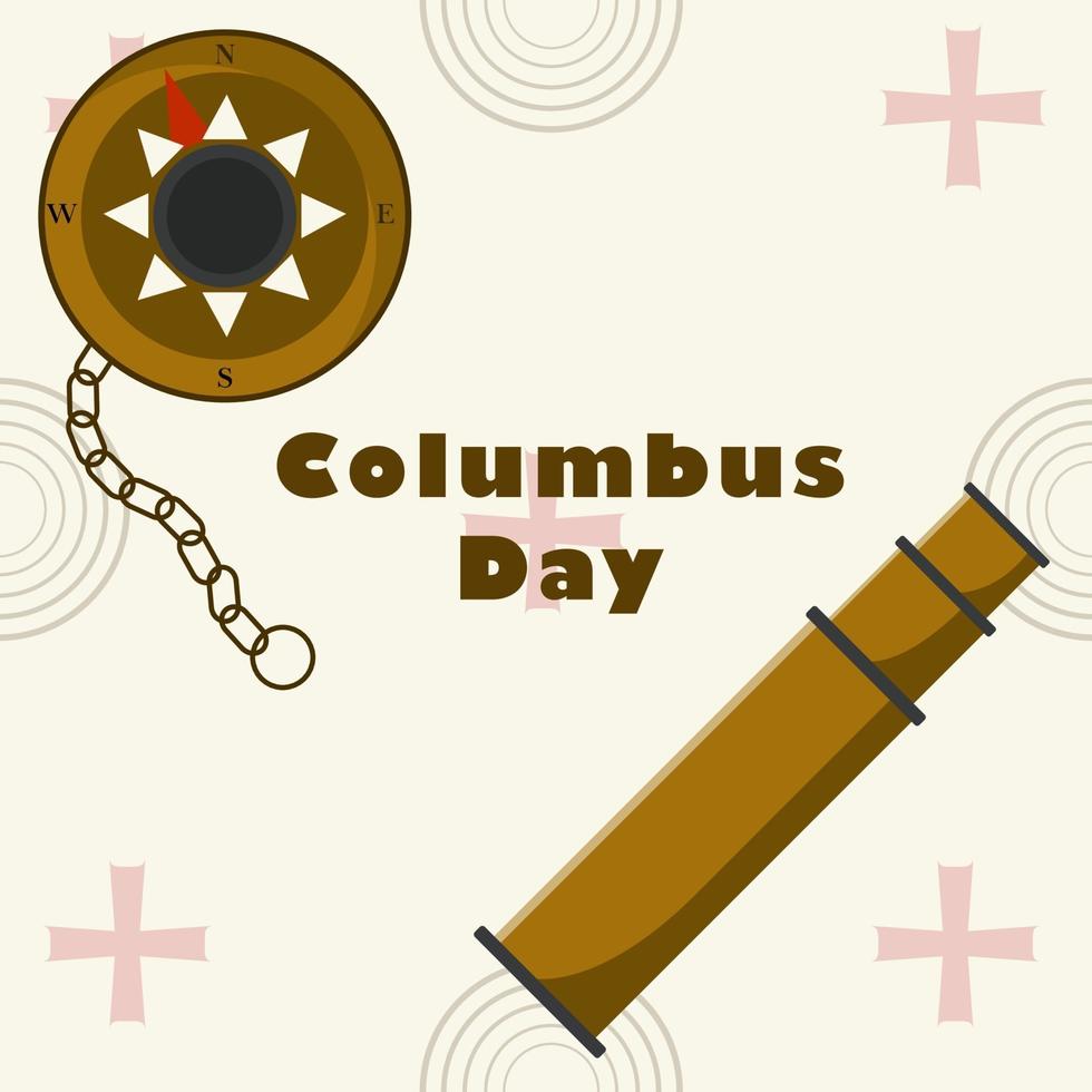 Colombus Day Background vector