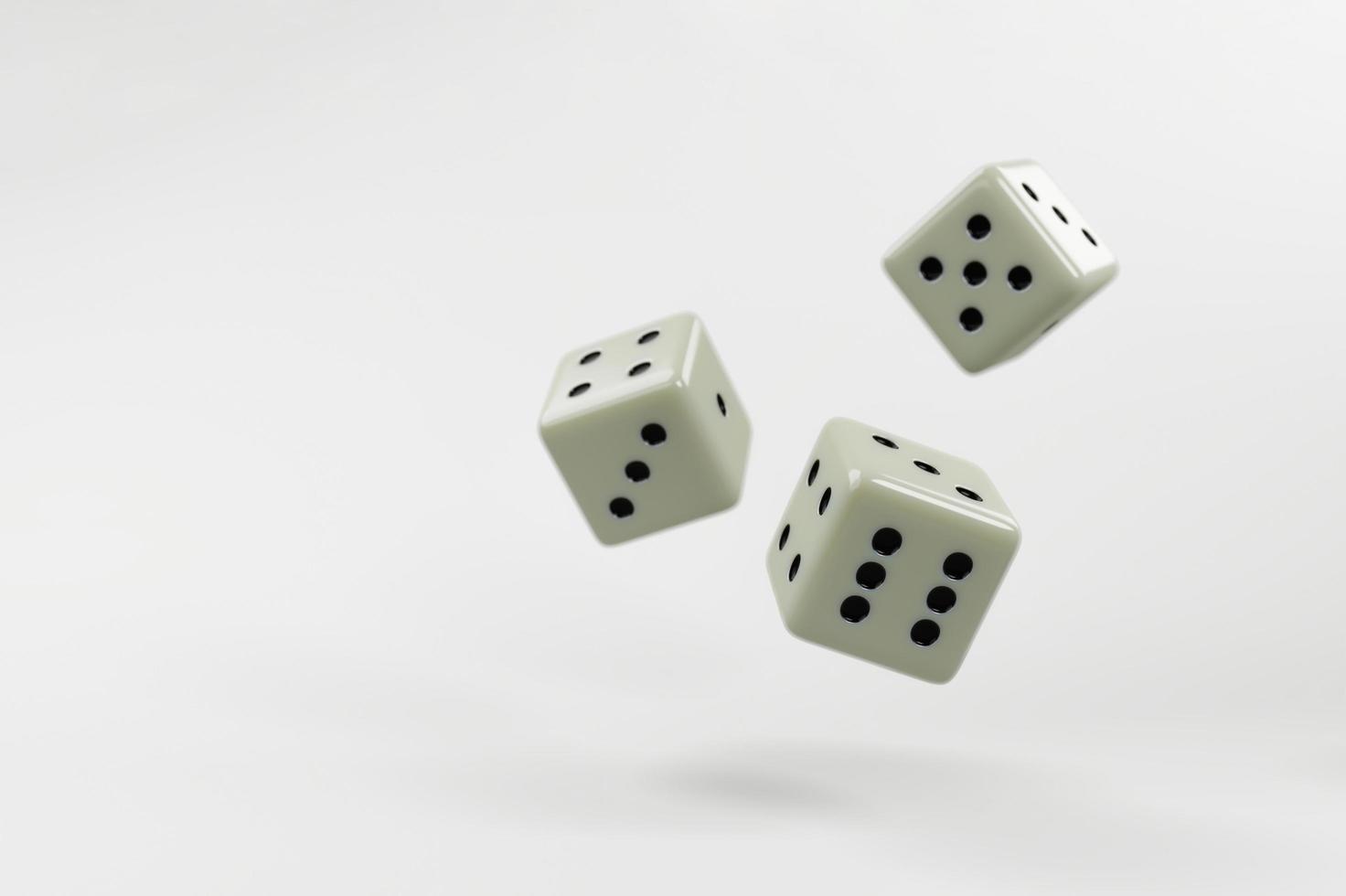 dice 3d illustration photo