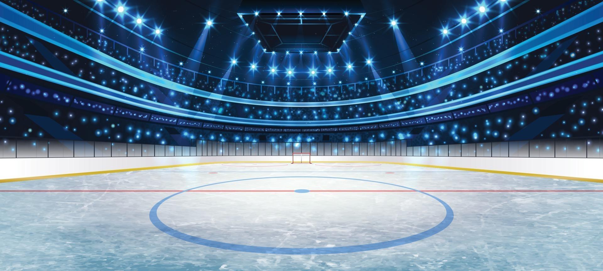 Ice Hockey Arena Background Concept 3386400 Vector Art at Vecteezy