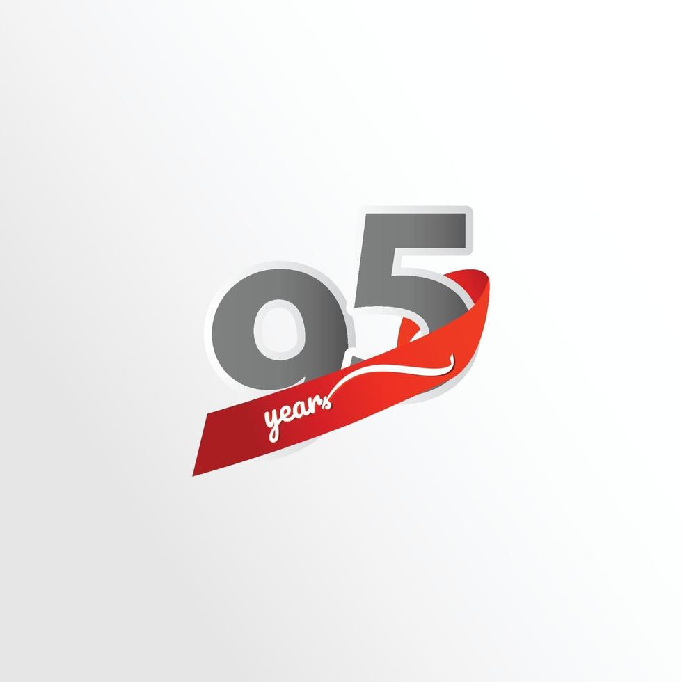 95 Years Anniversary Celebration Vector Template Design Illustration