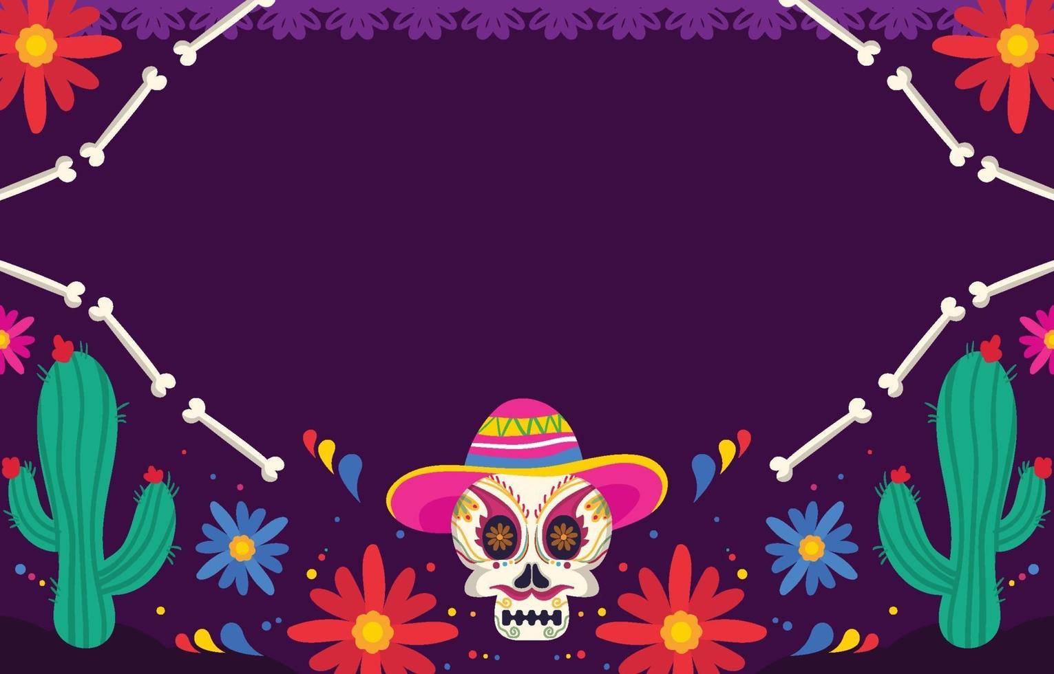 Day of the Dead Background vector