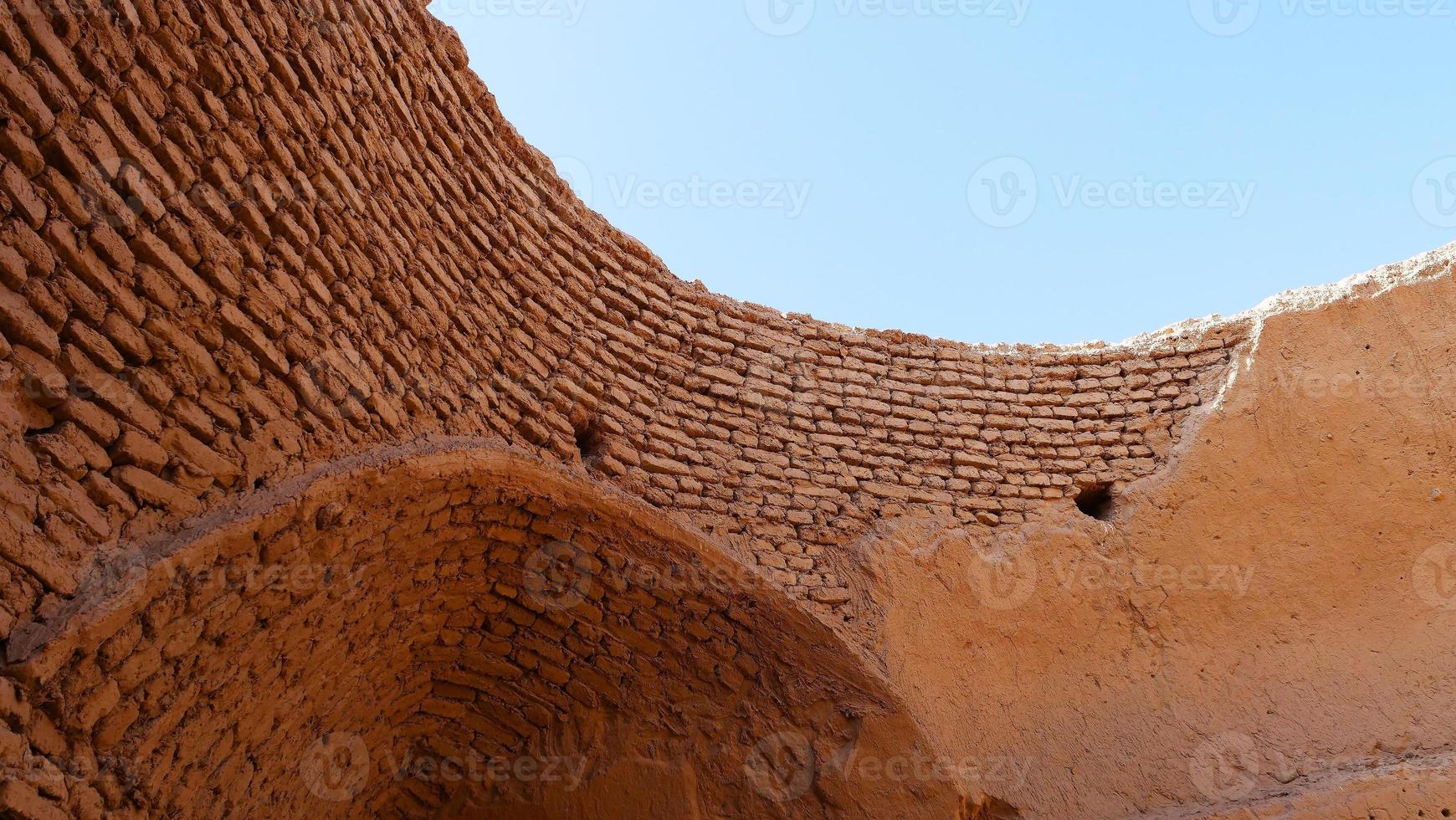 Landscape view of Gaochang Ruins inTurpan Xinjiang Province China. photo