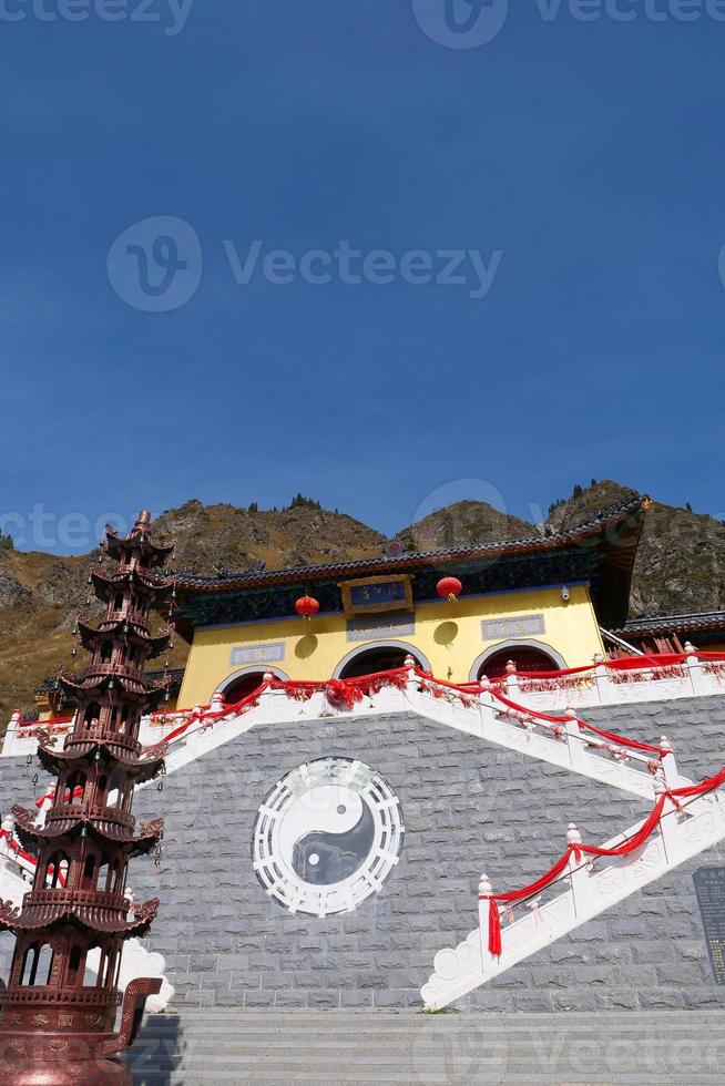 templo taoísta de la reina madre celestial xinjiang china foto