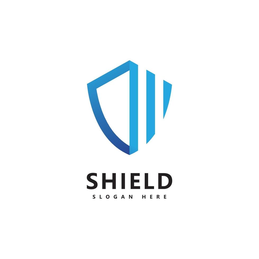 Shield logo icon design template vector