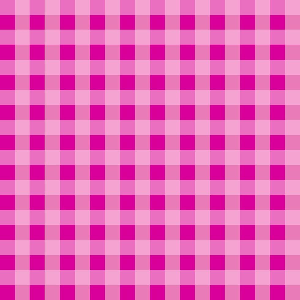 Pink Gingham Tablecloth Pattern vector