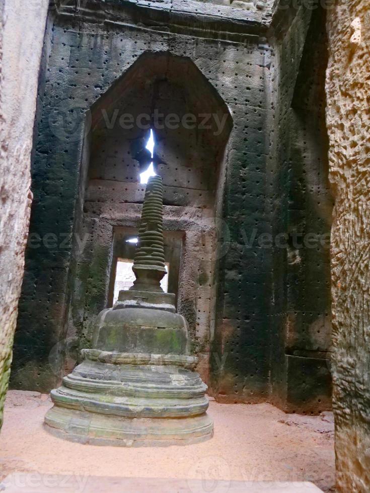 Templo preah khan complejo de angkor wat, siem reap, camboya foto