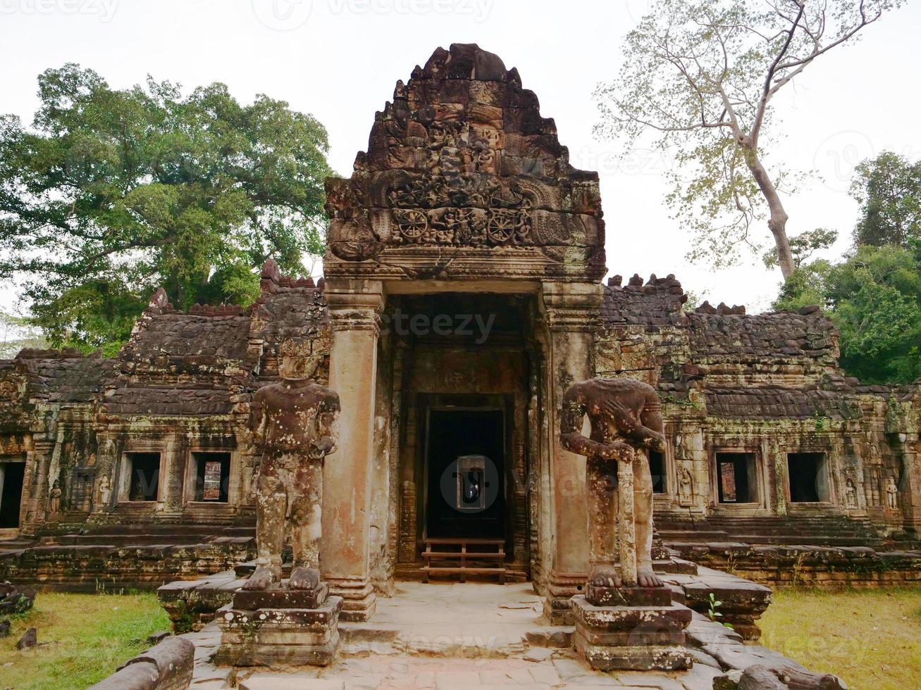 Templo preah khan complejo de angkor wat, siem reap, camboya foto