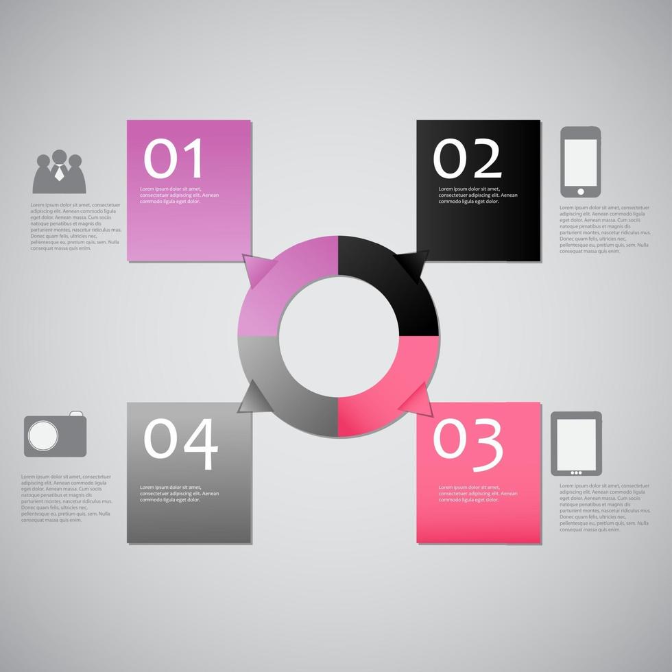 Infographic business template vector illustration