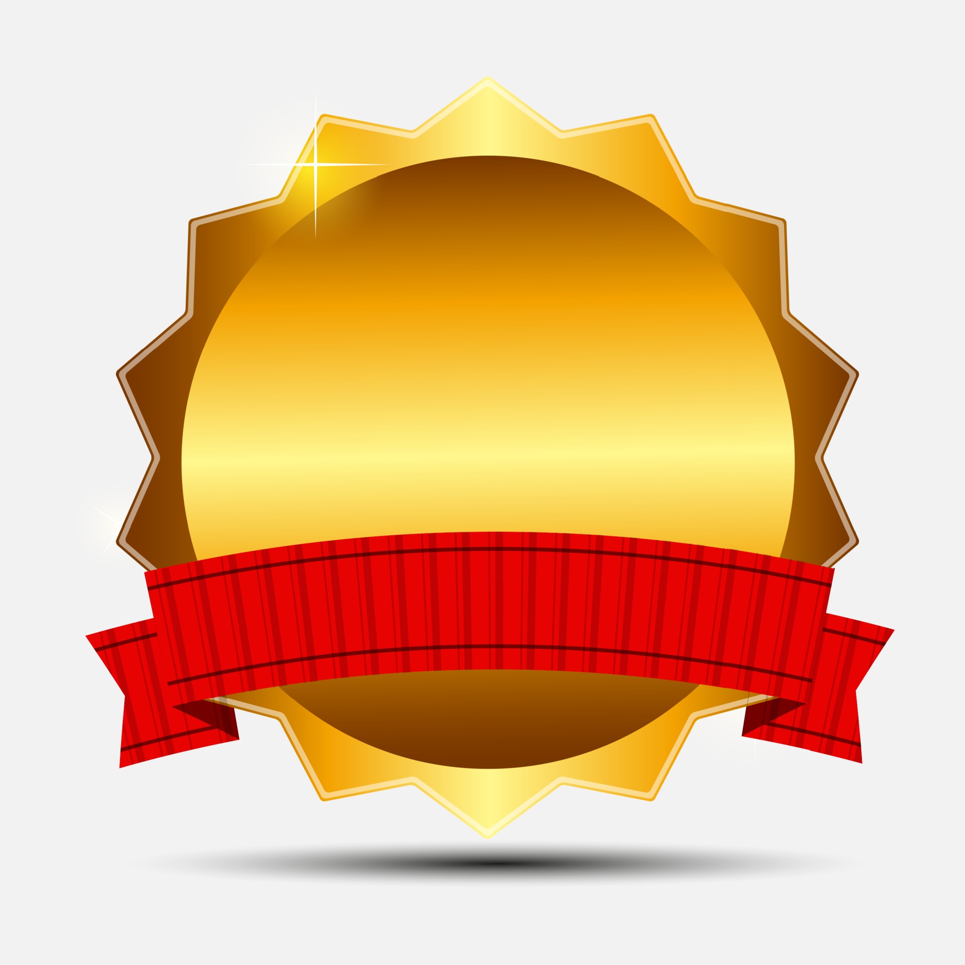 Vector gold sign, label template 3393048 Vector Art at Vecteezy