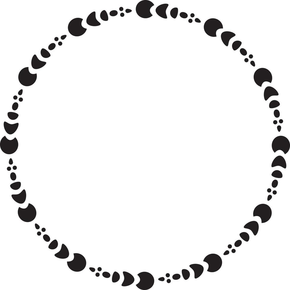 Circle Monogram Frame vector