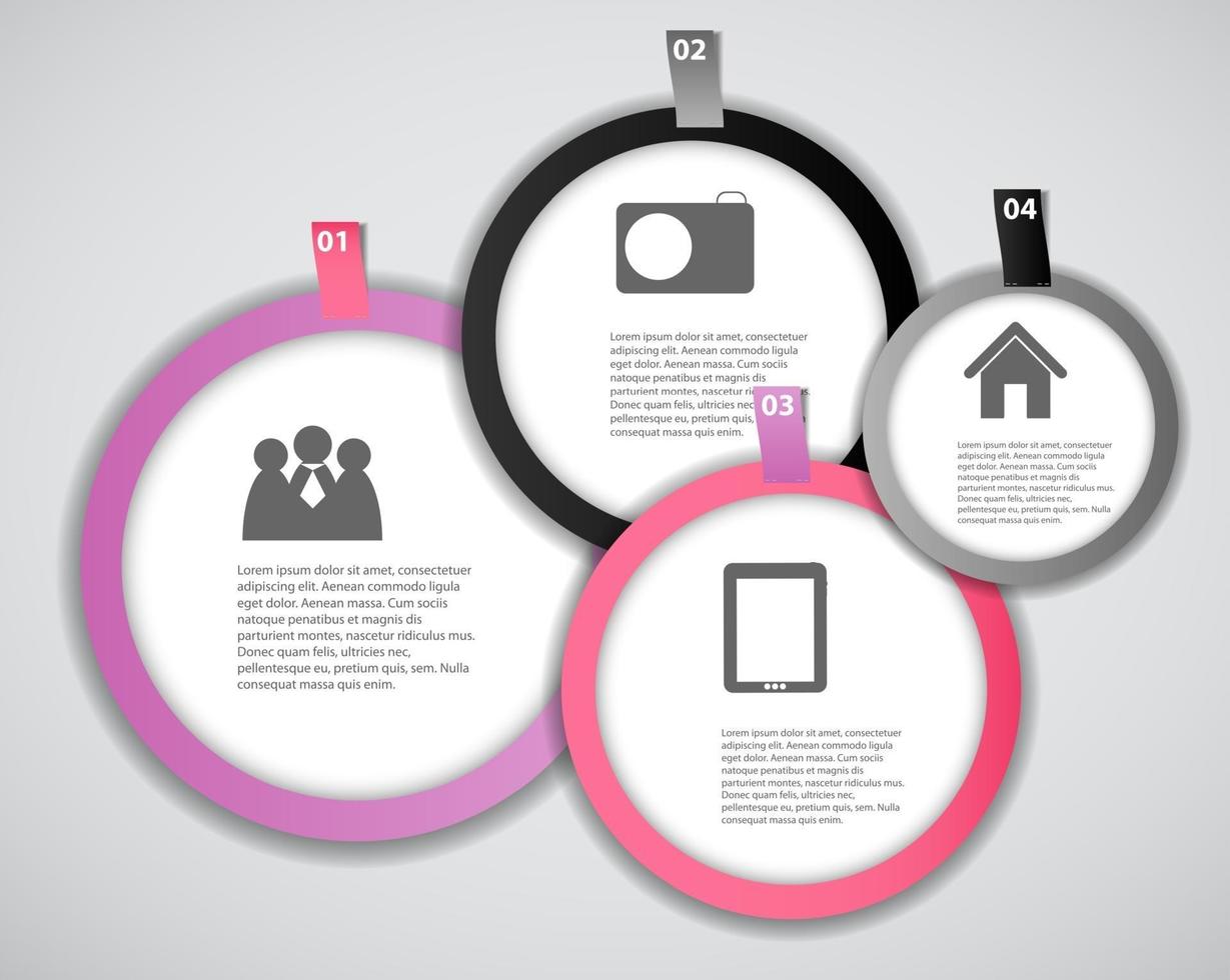Infographic business template vector illustration