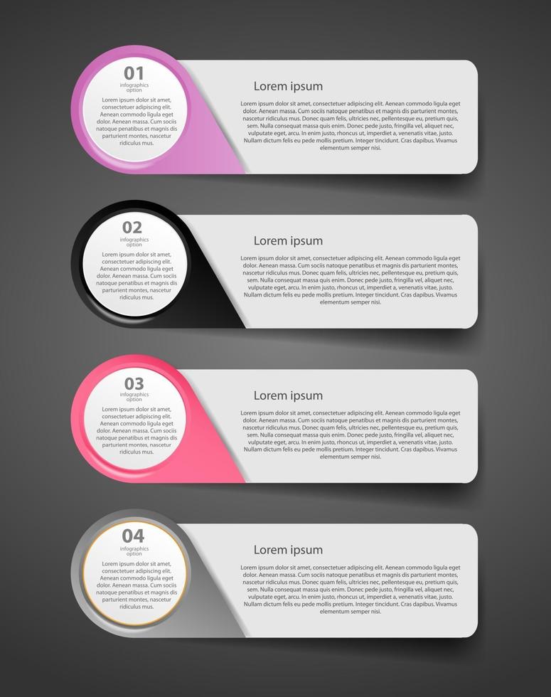 Infographic template business vector illustration