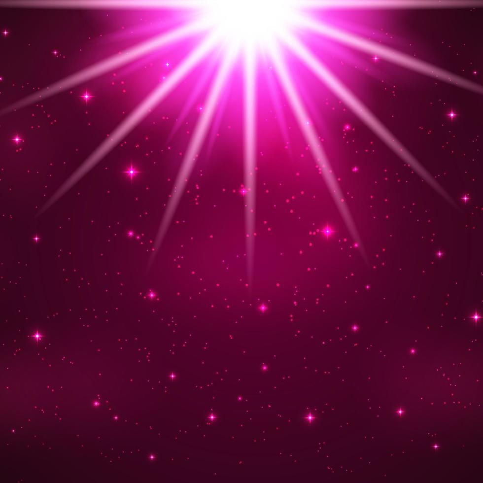 Abstract Magic Light Background Vector Illustration