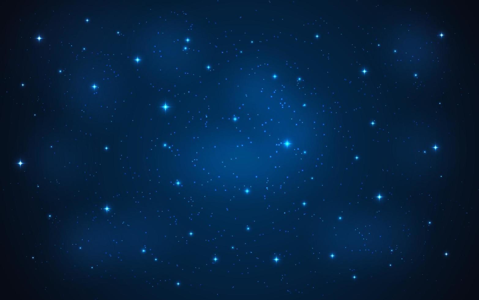 Star Sky Vector Illustration Background