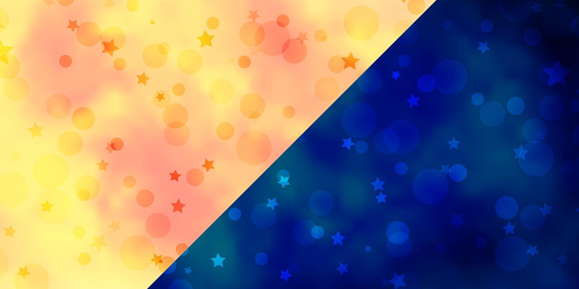 Vector texture with circles, stars.
