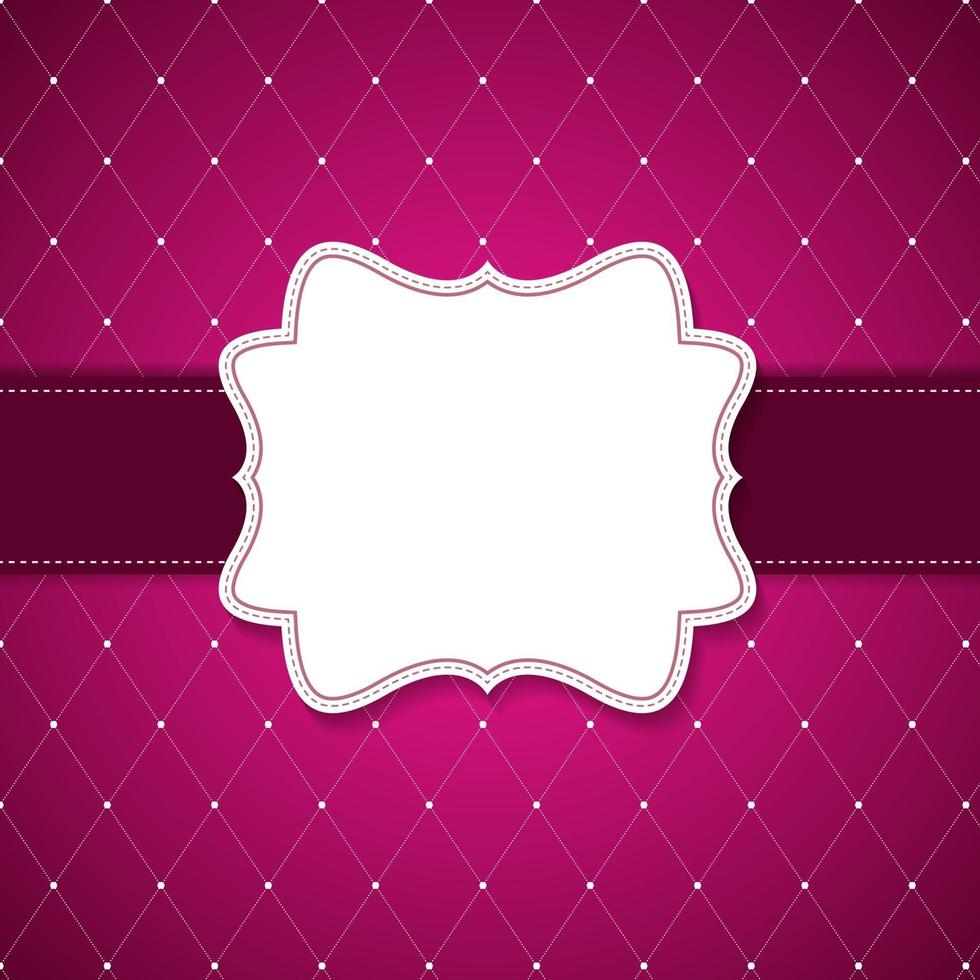 Vintage background with frame vector illustration