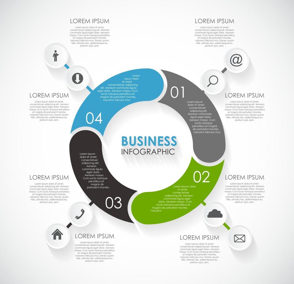 Infographic Templates for Business Vector Illustration.