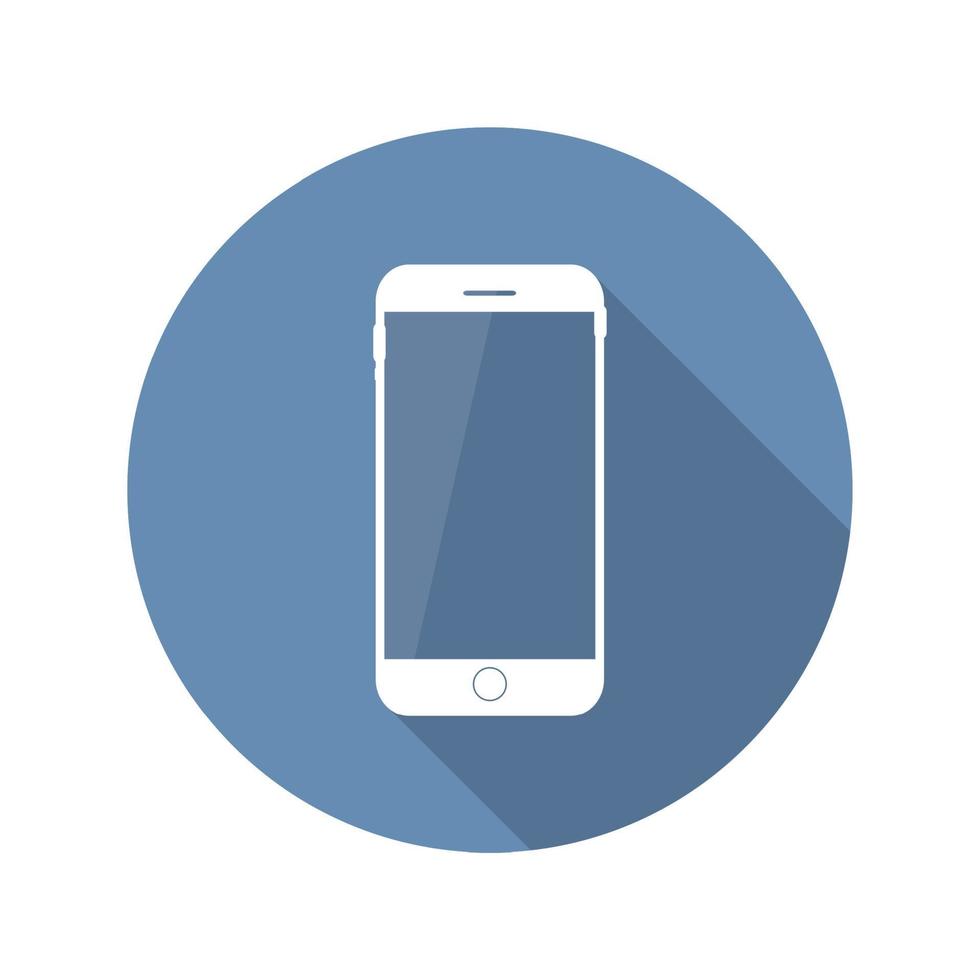 Modern Flat Mobile Icon vector