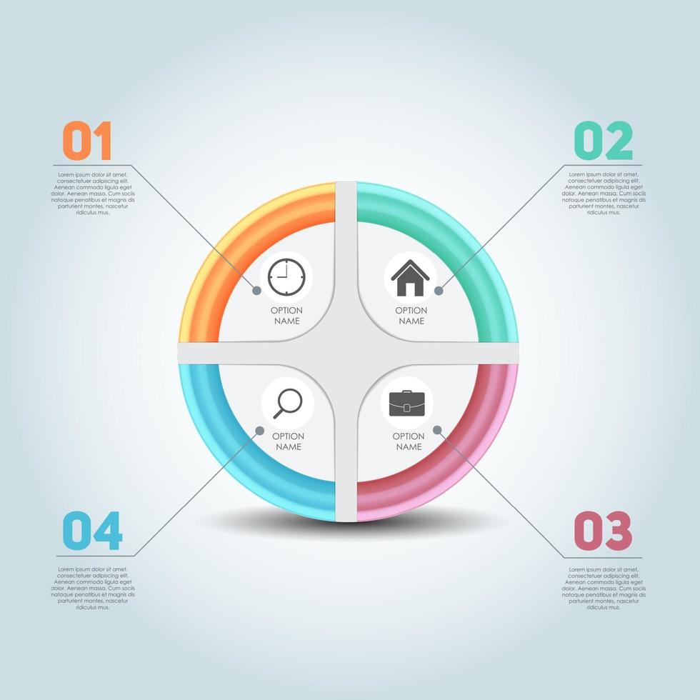 Infographic Templates for Business Vector Illustration.