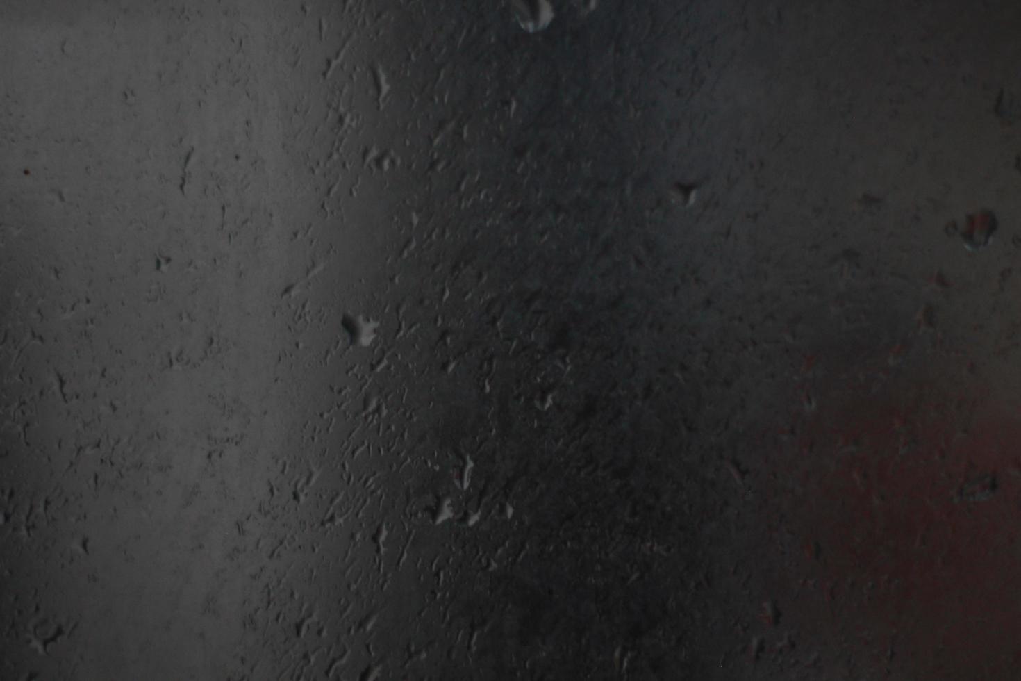 The beautiful rain in window. photo
