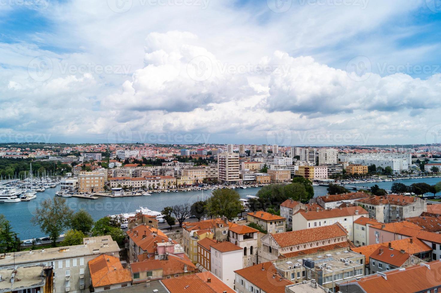 Zadar in Croatia from the perspective of St. Stosije Cathedral photo