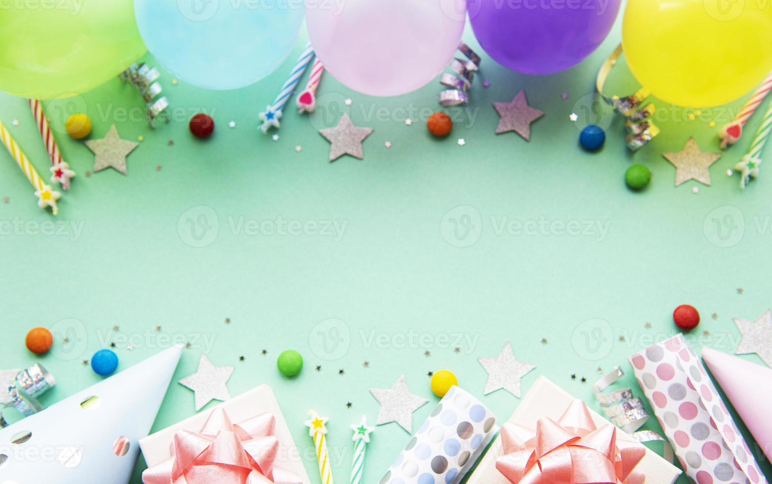 Happy birthday and party background photo