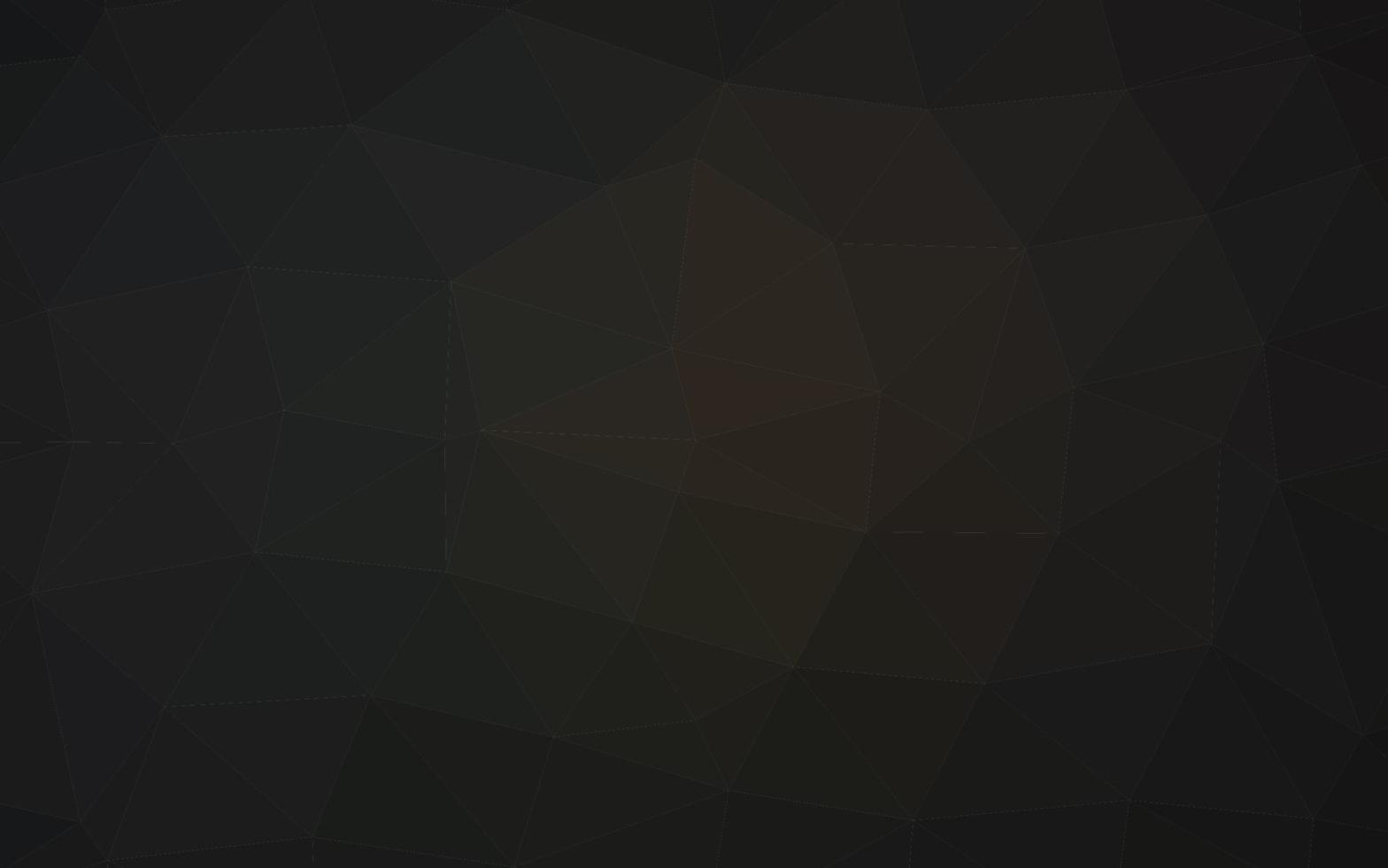 Dark Black vector blurry triangle template.
