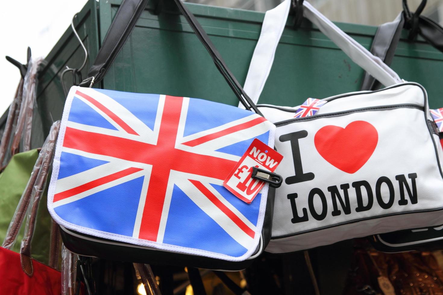 Tienda de souvenirs en Londres, Gran Bretaña. foto