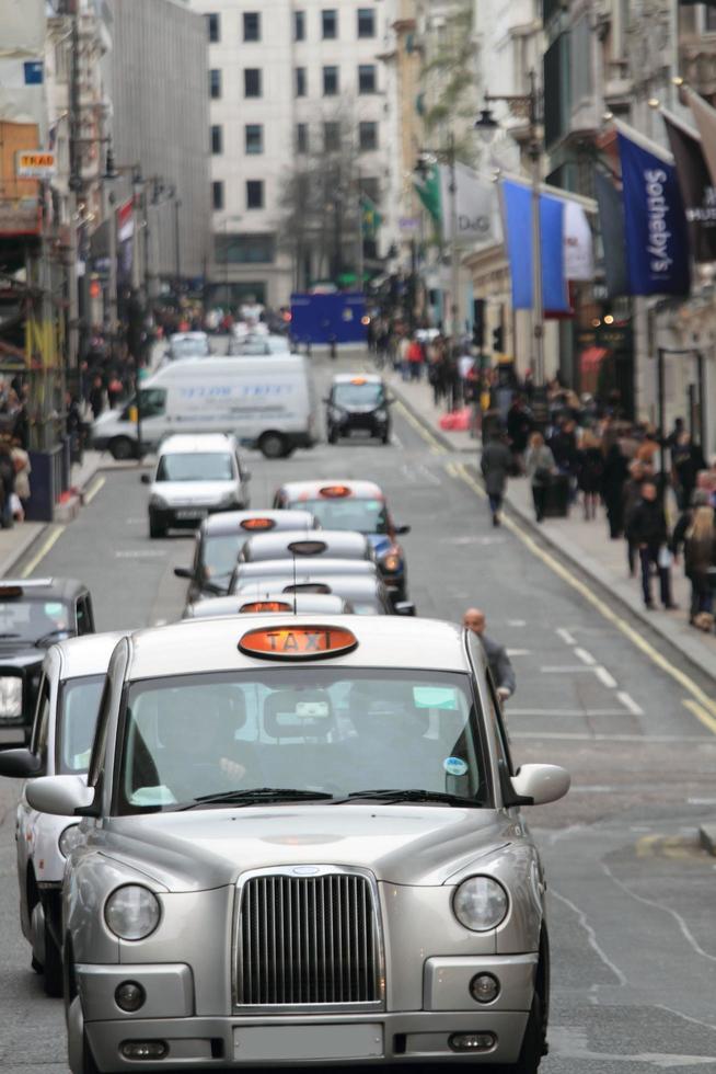 taxi en londres reino unido foto