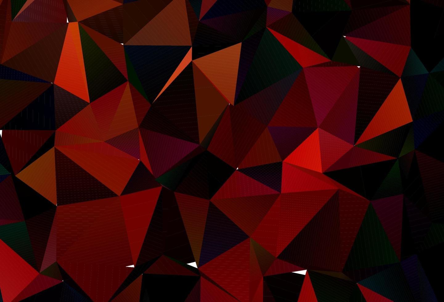 textura de poli baja vector rojo claro.