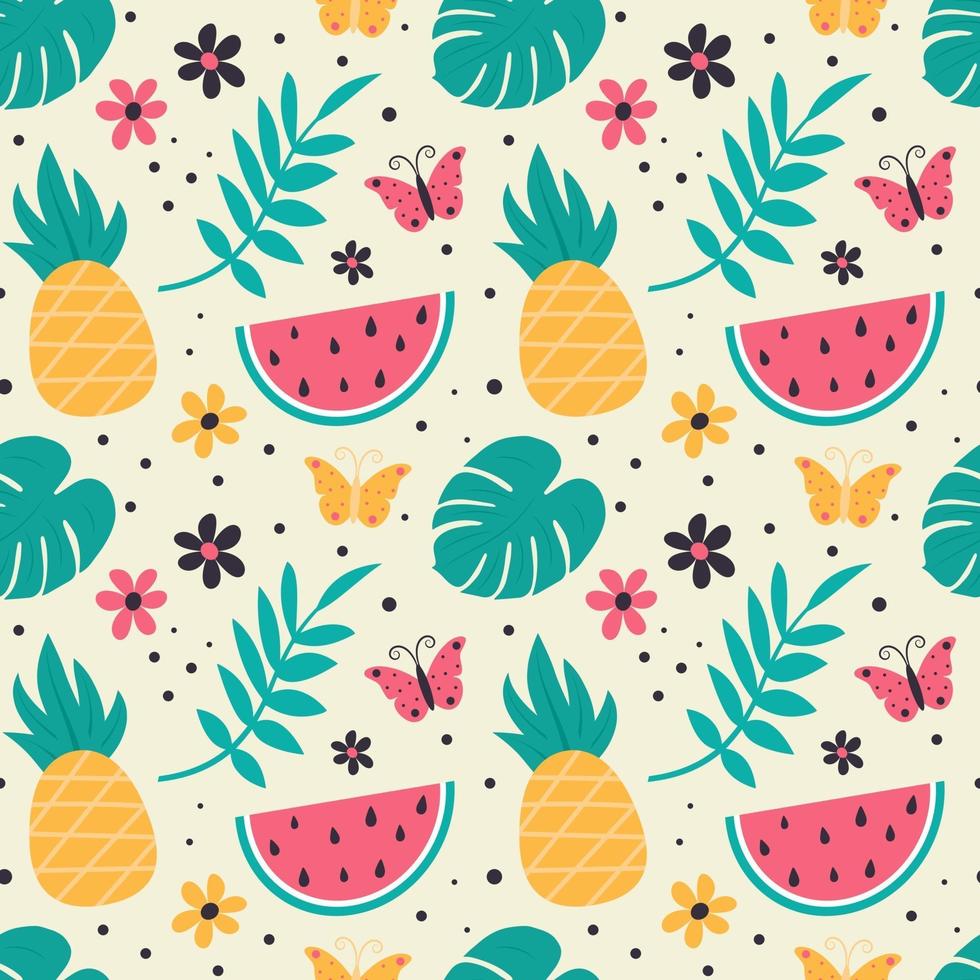 Colorful summer background vector
