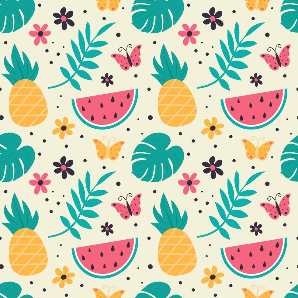 Colorful summer background vector