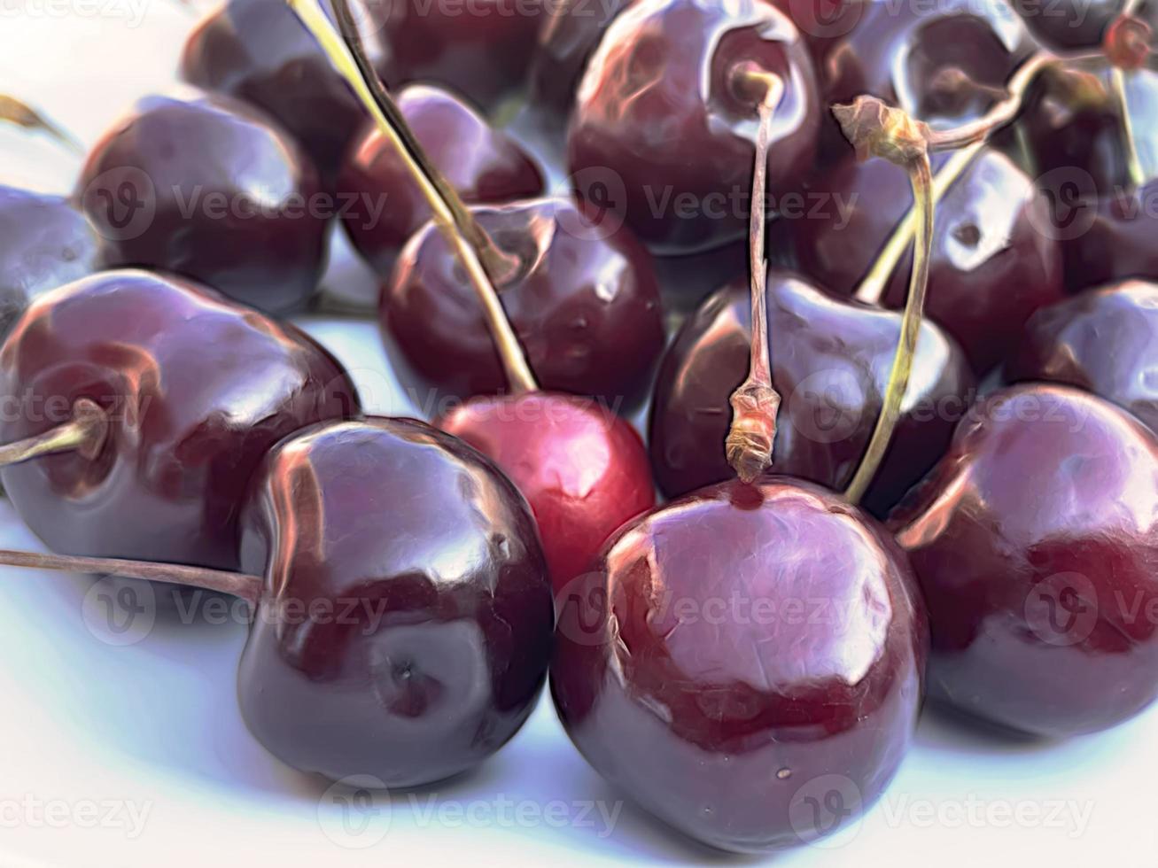 Fruit of summer season, cherries. photo