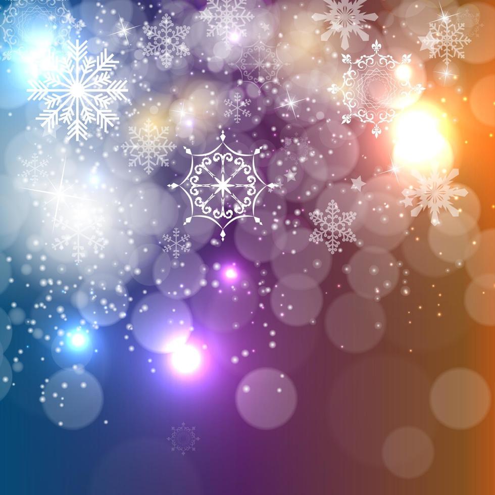 Abstract Beauty Christmas and New Year Background. Vector Illustration