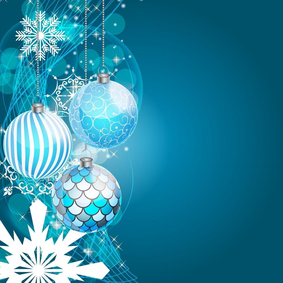 Abstract Beauty Christmas and New Year Background. vector