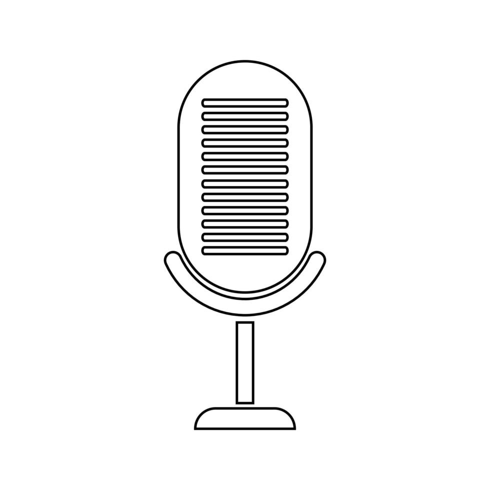 Simple illustration of microphone vector
