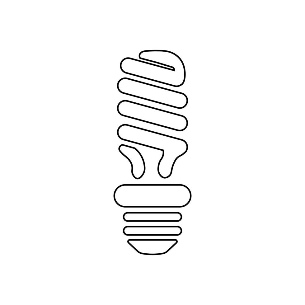 Light bulb or idea and inspiration simple icon vector