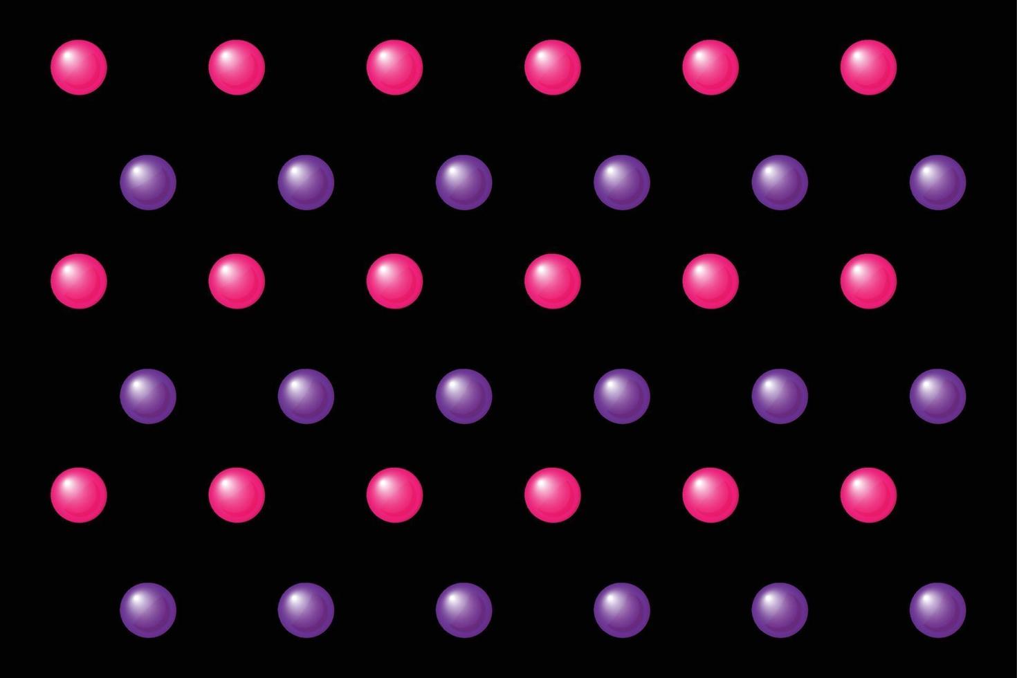 patrón de lunares degradados rosa y morado vector