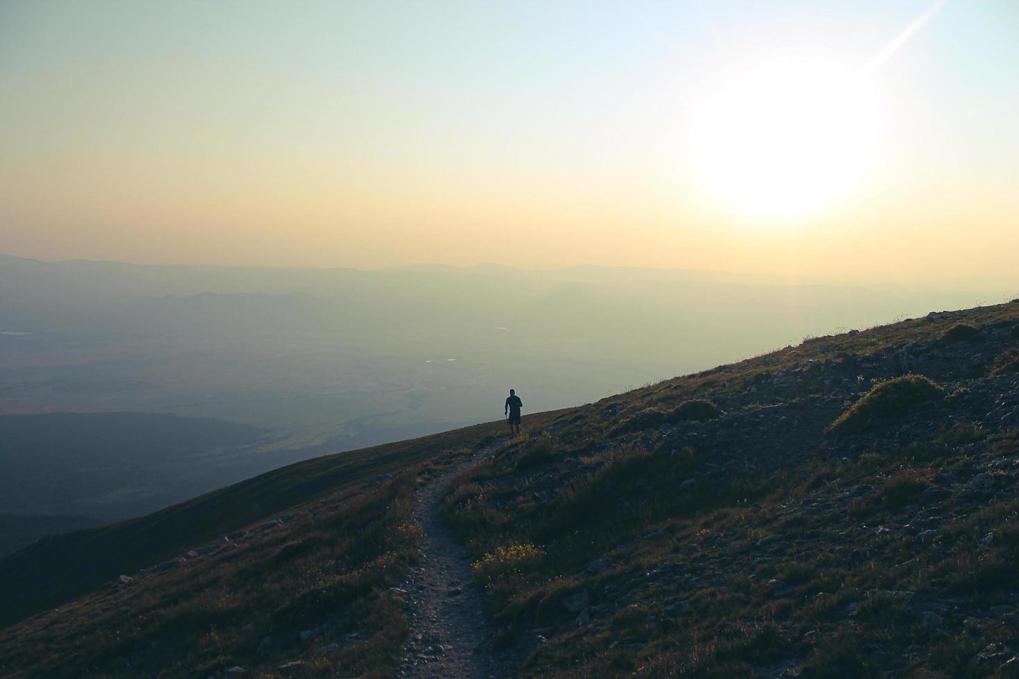 Climbing A Mountain photo