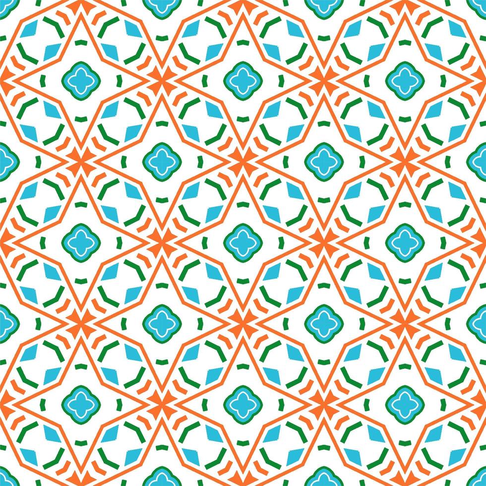Modern seamless ornament. Abstract pattern shape design vector