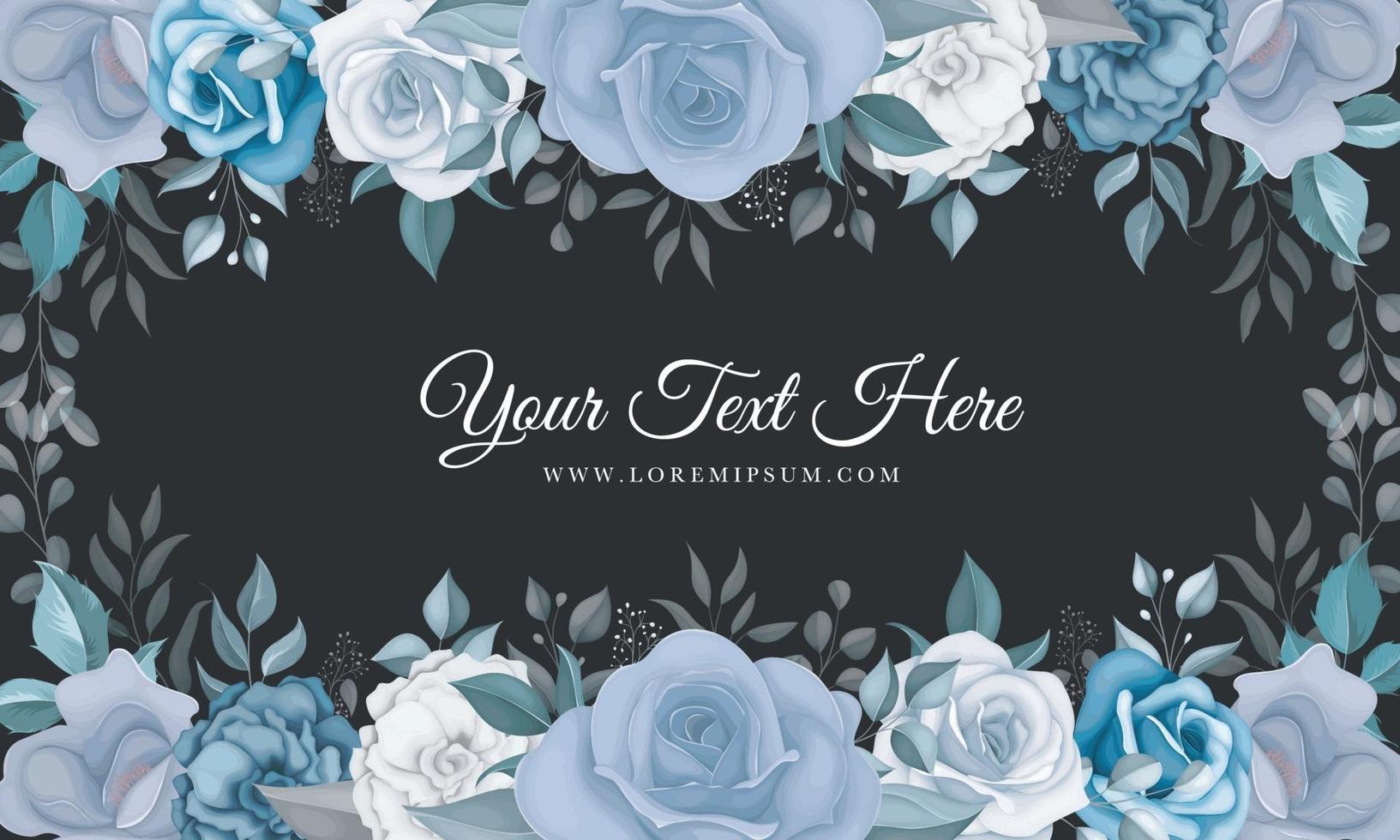 Beautiful blue flower background 3405491 Vector Art at Vecteezy