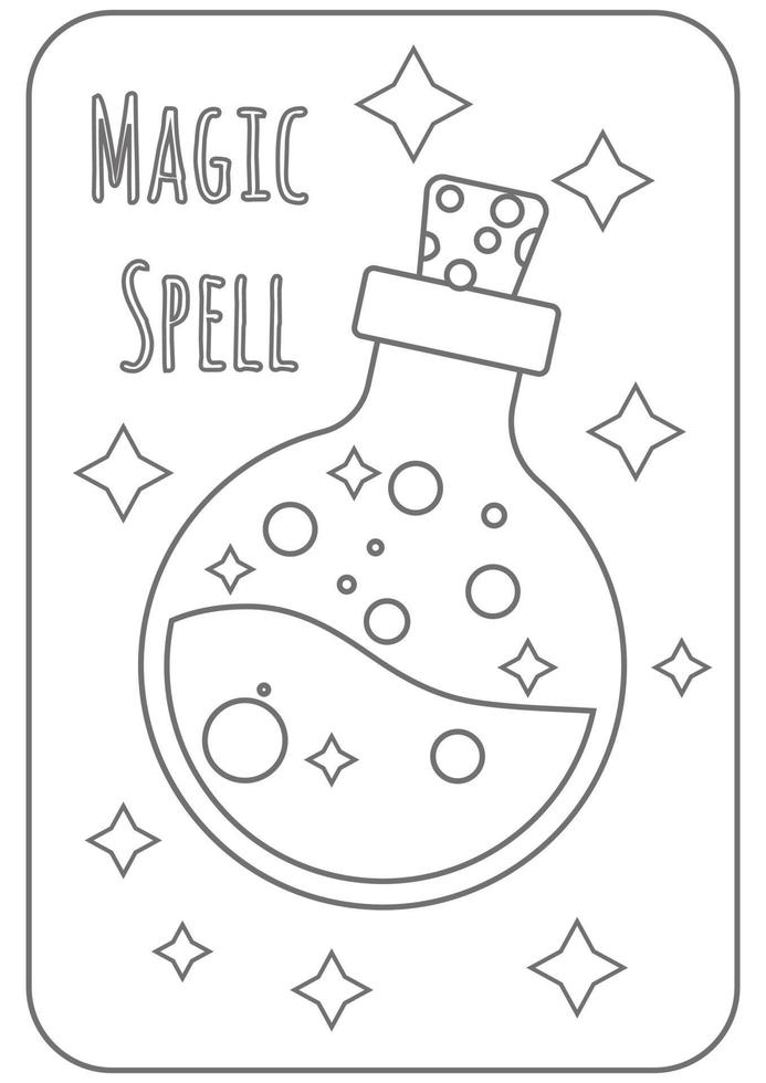 Halloween Coloring Pages Printables 3405781 Vector Art at ...