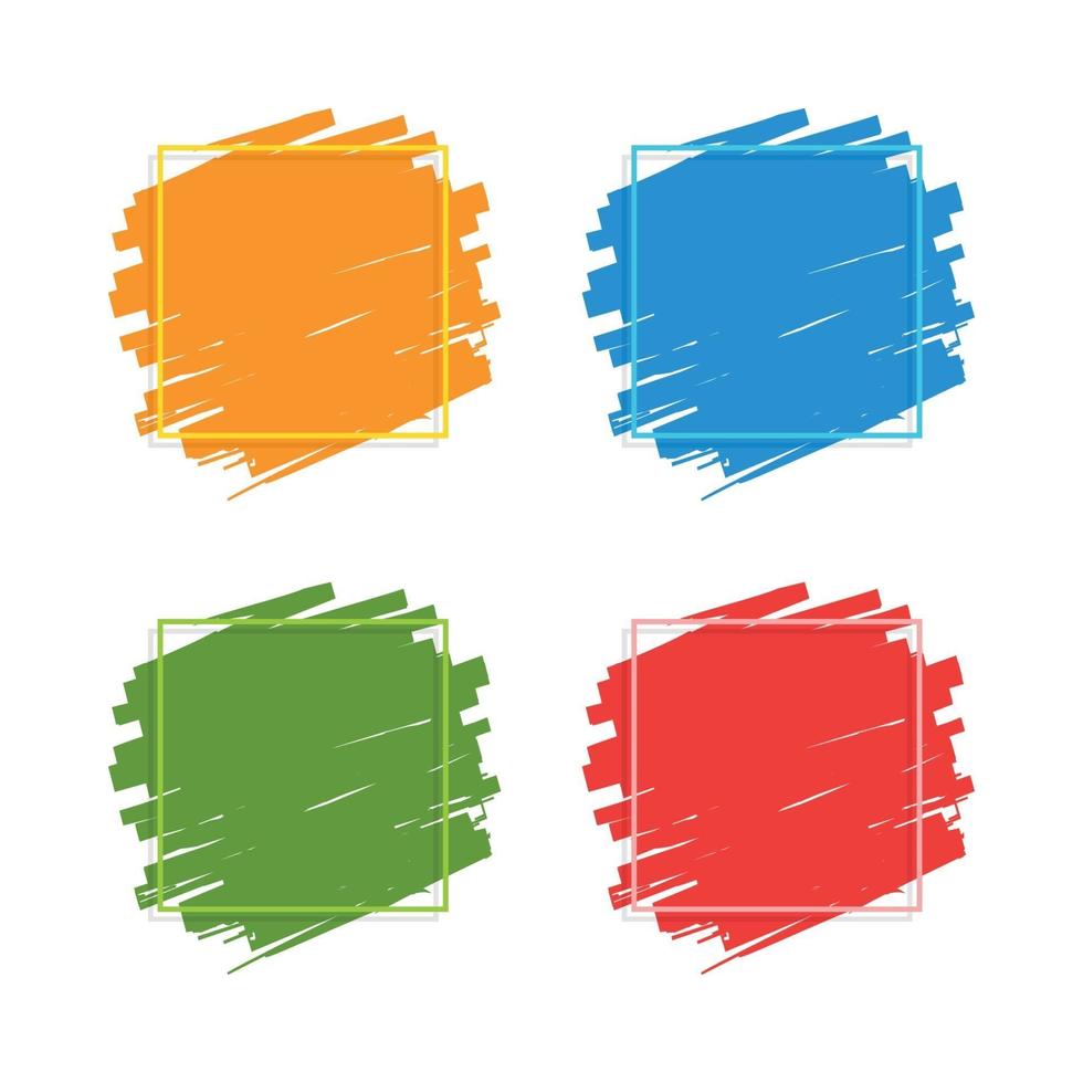 Colorful Banners Set for Web Sale and Social Media Post vector