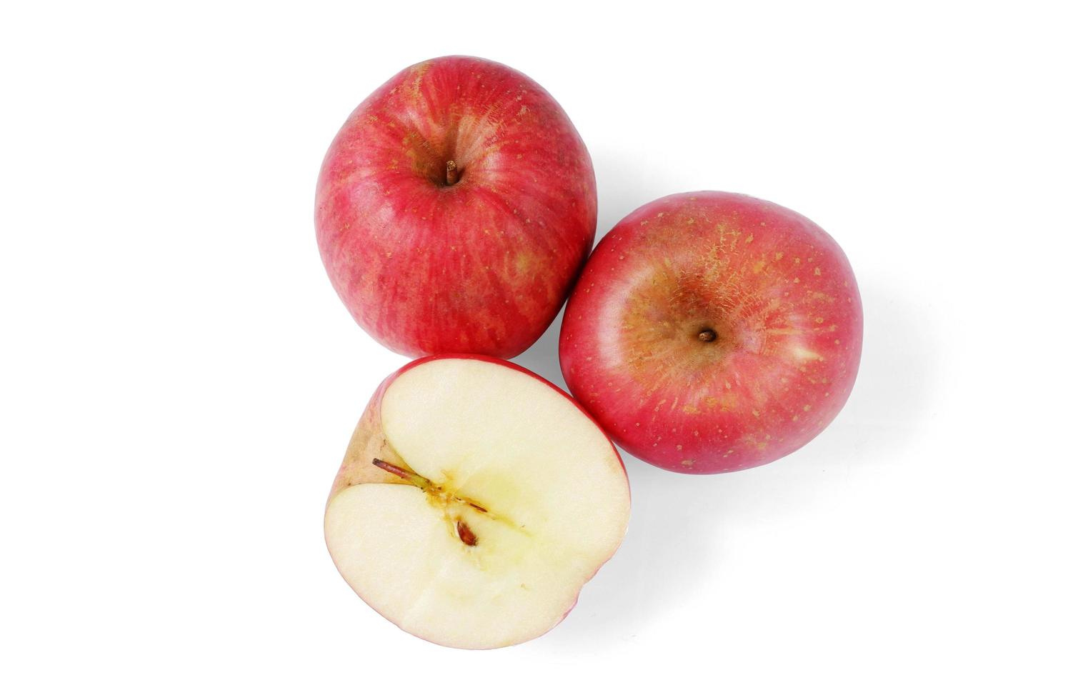 Fuji apple isolated on a white background photo