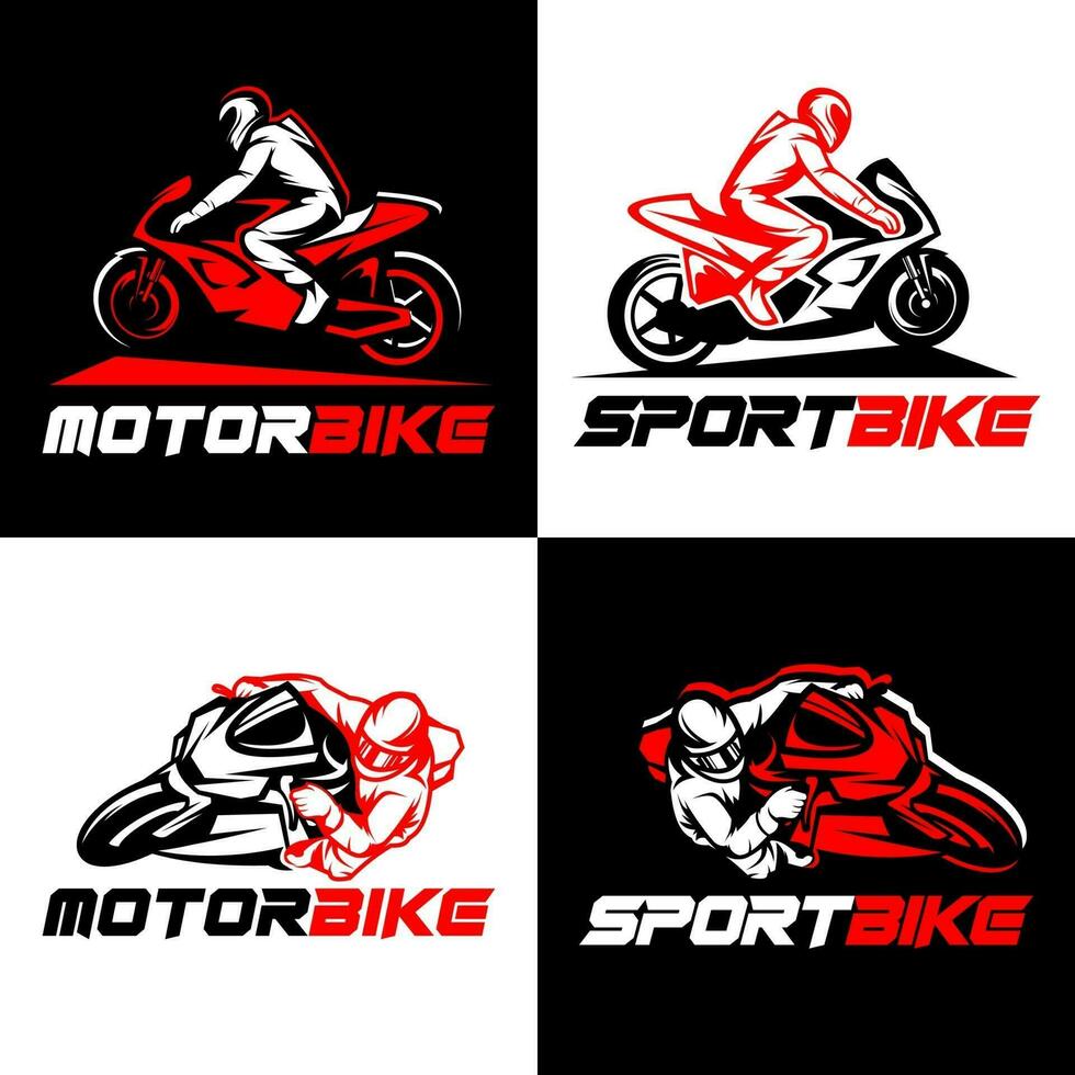 motorsport logo compilation vector