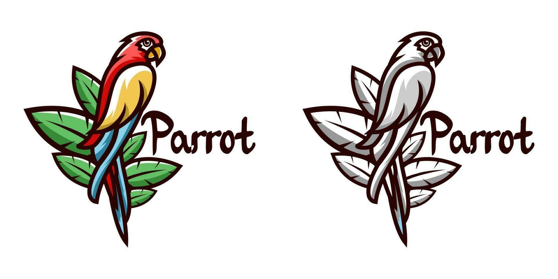 parrot bird vector